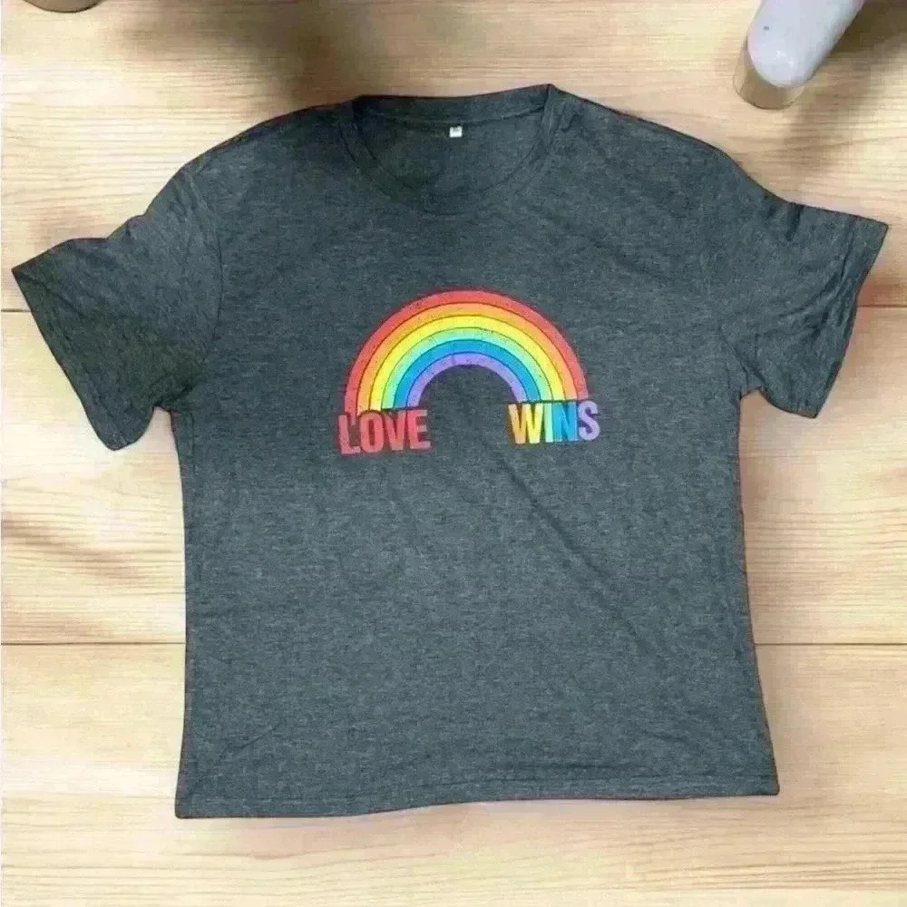 Shirts for Women Rainbow Graphic